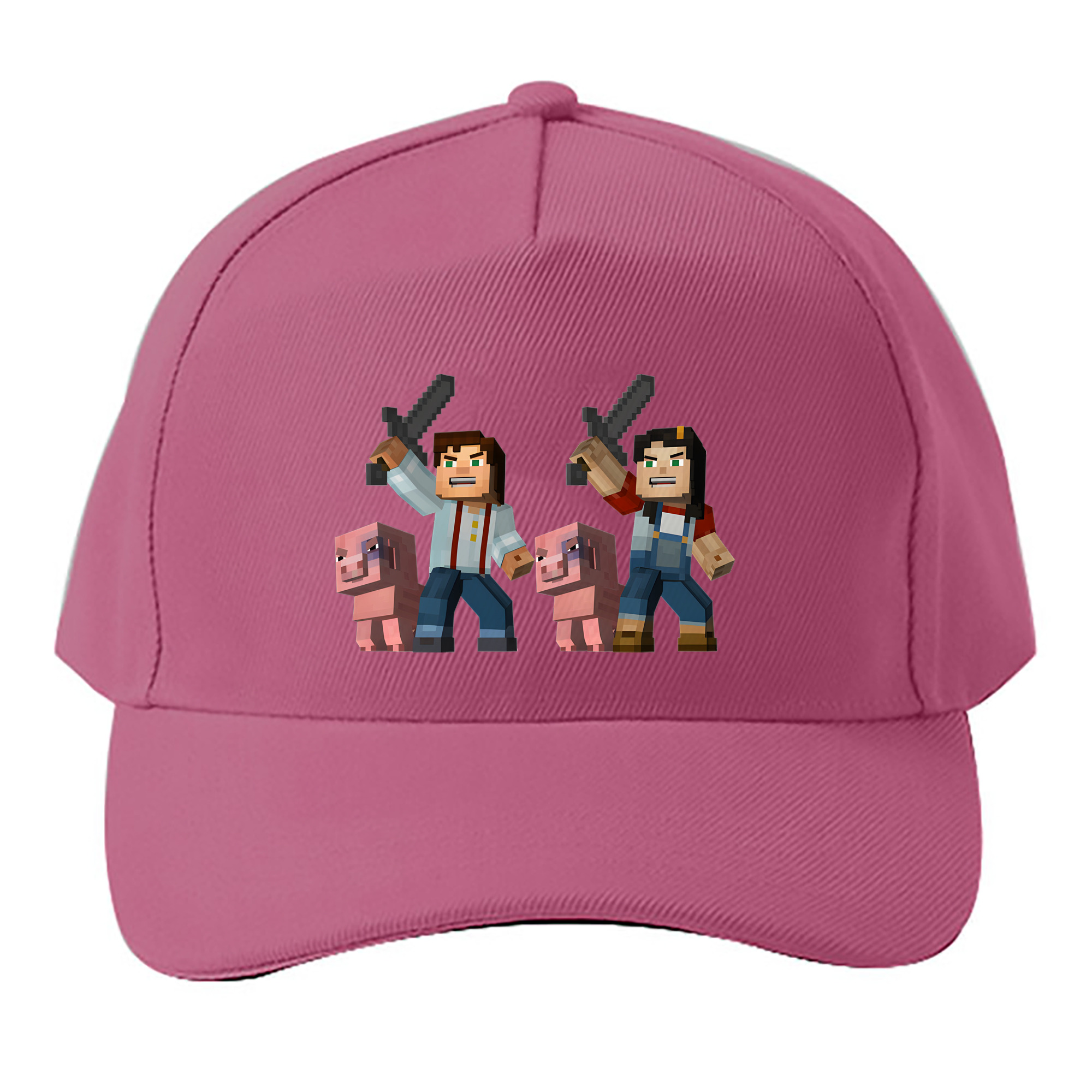 （画像用） マインクラフト ブロックの世界 Minecraft MC Block world ベースボールキャップ 綿100％ 男女兼用 帽子 スポーツ